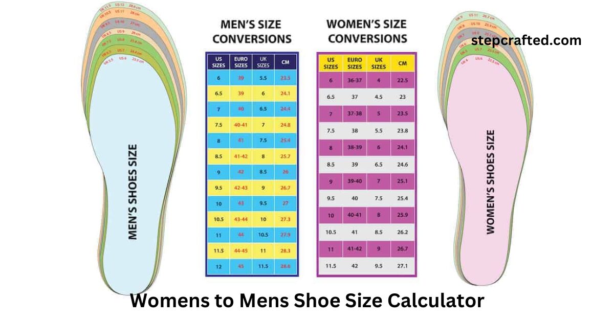 Womens to Mens Shoe Size Calculator